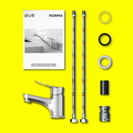 Смеситель для умывальника Dorff D1002100 Norma