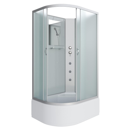 Душевая кабина Niagara Classic NG-2310-14RBKG (120х80х200) высокий поддон(40см),стекло матовое