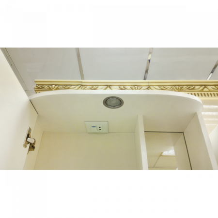 Зеркало-шкаф Misty Венера 70 лев. со светом белое П-Внр04070-01СвЛ