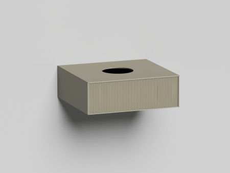 Подвесной модуль Salini Armonia 600x200 с вырезом под сифон, латунь, 27A.1.600.200.03.1