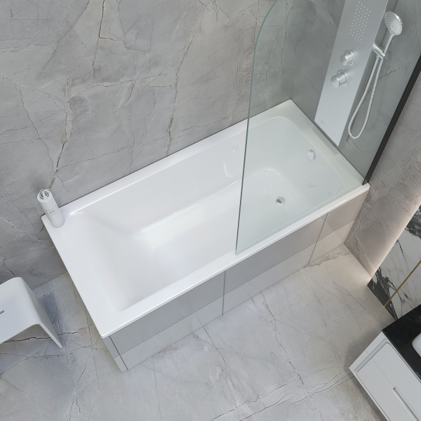 Ванна из литьевого мрамора Taliente Egoista EG2317075-1 170х75 пристенная прямоугольная