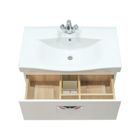 Тумба напольная BRIZ Ирида 60 с умывальником Стрим, 234 03-08060-13 00 БЕЛ