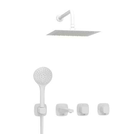 A9551.267.316.146.254.328.156.155 Встраиваемый комплект для ванны WasserKRAFT с верхней душевой насадкой, лейкой