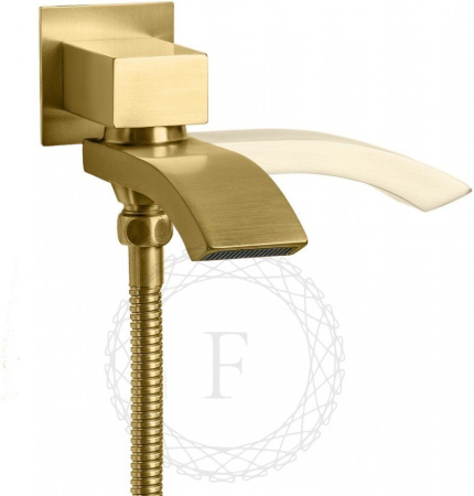 Душевая система скрытого монтажа FILARETE Waterfall FL1010 (Матовое золото)