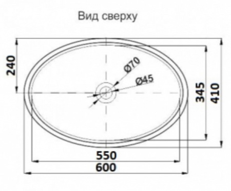 Раковина накладная CeramaLux J2102