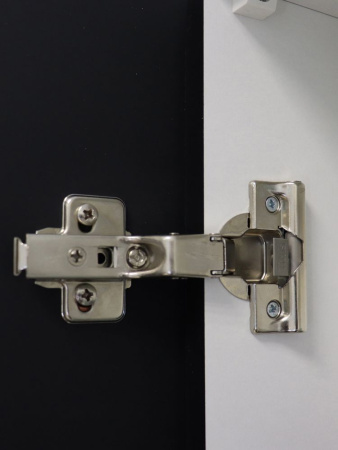 Зеркало-шкаф Reflexion Black LED 760х850 RF2002BL