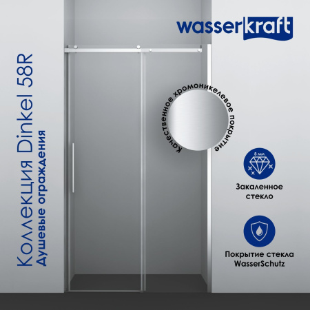 Душевая дверь WasserKRAFT Dinkel 58R30