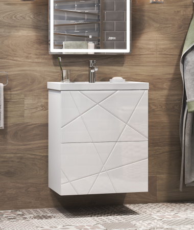 Тумба под раковину напольная VIGO Geometry tn.bsf.GEO.FOS.50.2Y, 50 см