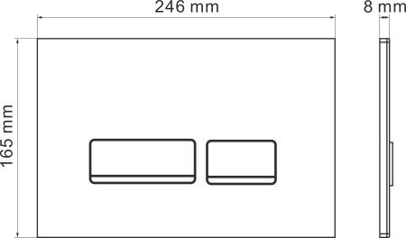 Комплект инсталляции 6 в 1 Roxen StounFix Slim 646038