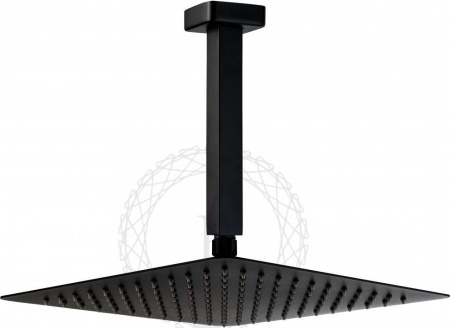 Душевая система скрытого монтажа FILARETE Fing FL1042 (Черный матовый)