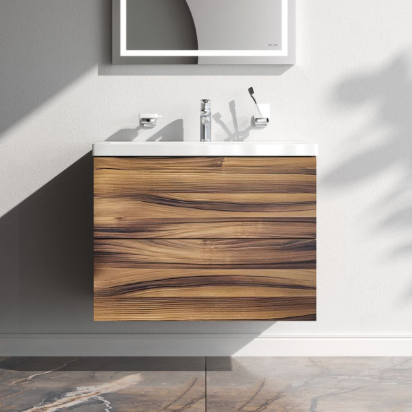 M90FHX0752HF Gem База под раковину AM.PM, подвесная, 75 см, 2 ящика, орех