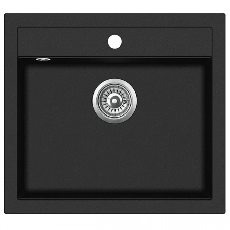 Кухонная мойка Aquasanita Quadro SQQ100W (black metallic 601)