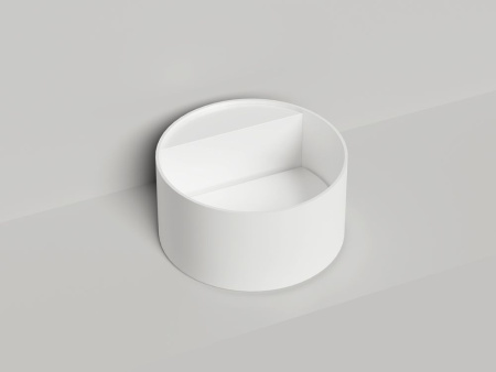 Раковина накладная Salini ARMONIA ROUND TOP 02 без отверстия под смеситель покраска по RAL полностью, 130422TMF