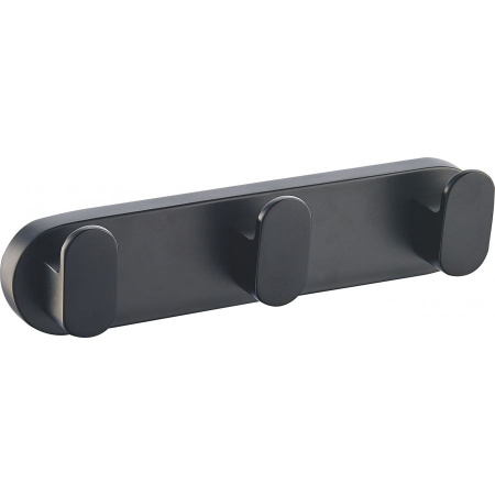 Вешалка с 3 крючками для ванной WONZON & WOGHAND, Черный (WW-7735)