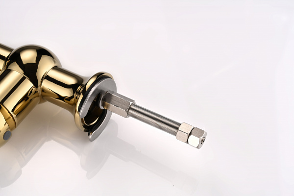 Смеситель для кухни Paulmark RETRO Re213226-G, золото