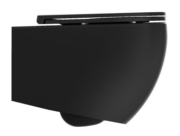 Унитаз ISVEA Infinity подвесной 365*530*400 -черный матовый 10NF02001SV-2N