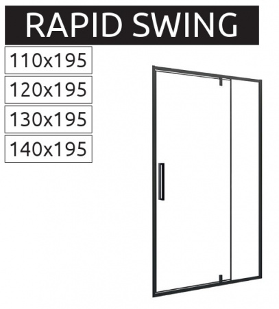 Душевая дверь Rea Rapid Swing 130 K6414