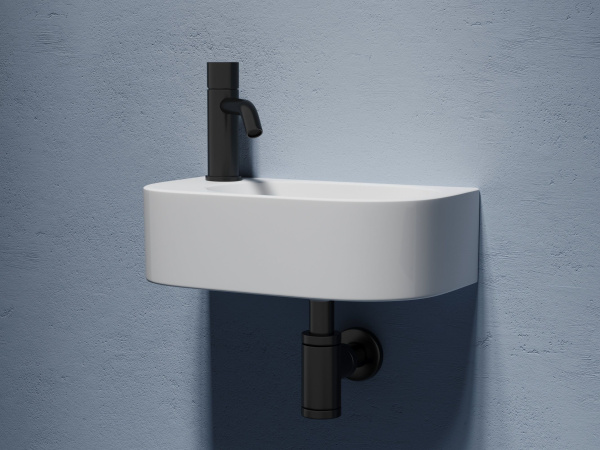 Умывальник подвесной прямоугольный Ceramicanova Element 409*224*110мм, белый, CN6066R