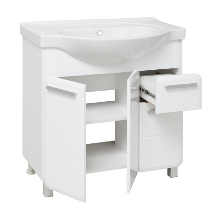 Тумба под раковину Runo  (под умывальник Erica 80) Эрика 80 (УТ000003319)