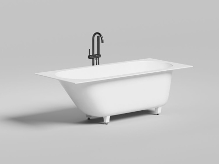 Ванна встраиваемая Salini ORNELLA KIT 170x75, S-Sense, глянцевый белый 102411G