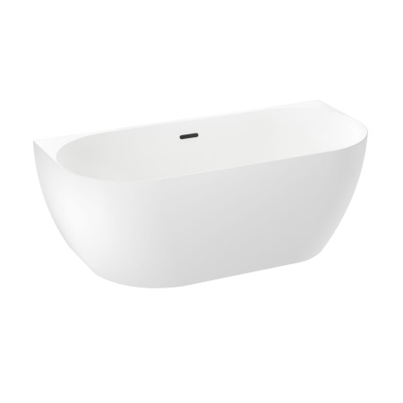 Акриловая ванна в наборе 4 в 1: пристенная ванна, ножки, экран, слив-перелив Wellsee Belle Spa 3.0 235901003