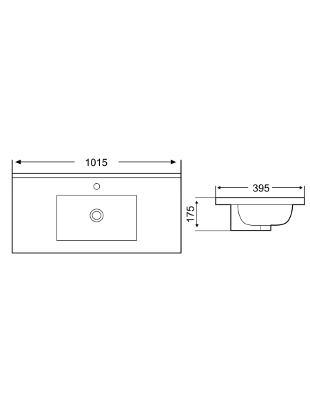 Раковина врезная WeltWasser WW SK DEILBACH 7517-100