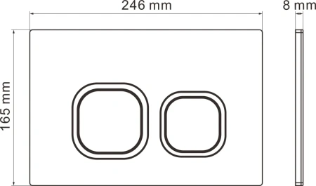 Комплект 6 в 1 Roxen StounFix Dual Fresh 966352 (состоит из: 710200, Santi 410280DG, 530185-02)