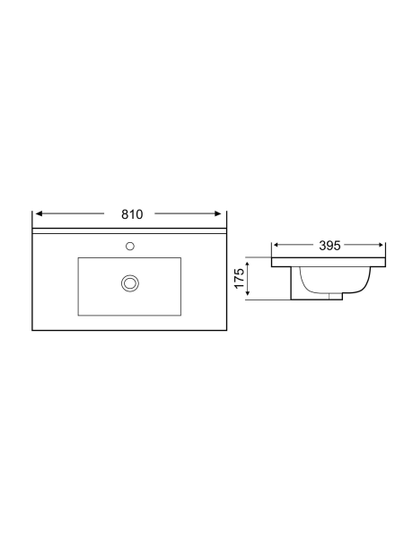Раковина врезная WeltWasser WW SK DEILBACH 7517-80