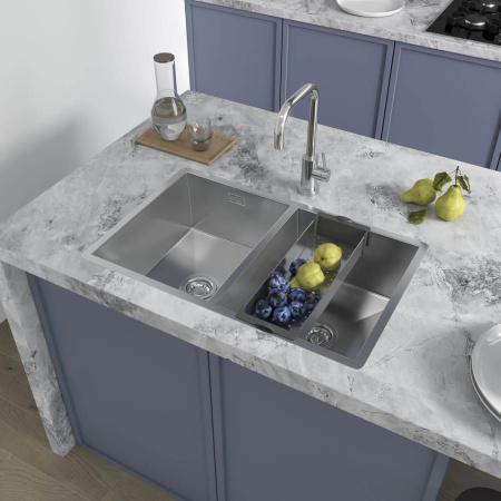 Кухонная мойка Reflexion Garda RX2170SS полированная сталь