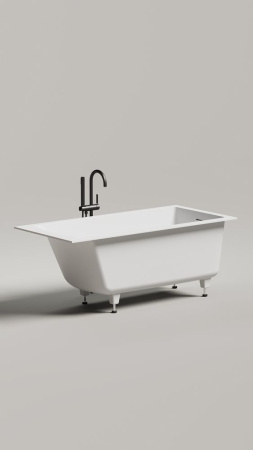 Ванна встраиваемая Salini CASCATA KIT 150x70 покраска по RAL полностью, S-Sense, глянцевый 105012GF