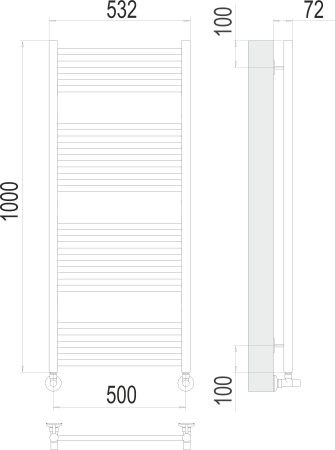 Аврора П20 500х1000 матовое золото