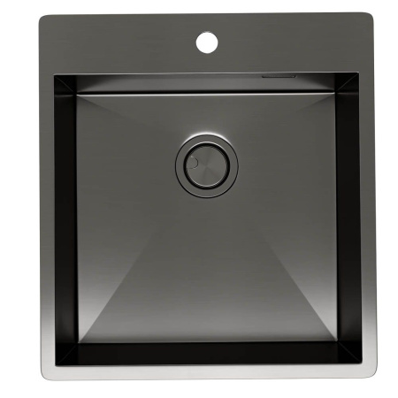 Кухонная мойка Reflexion Iseo RX2246BL оружейная сталь