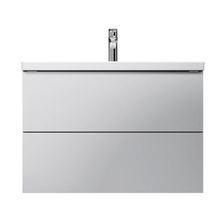 M90FHX0802WG Gem База под раковину AM.PM, подвесная, 80 см, 2 ящика push-to-open, белый, глянец
