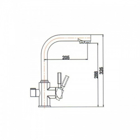 Cмеситель для мойки Kaiser Decor 40144-10