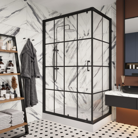 Ограждение MUZA120 N душевое Ceruttispa без поддона (80x120x195)