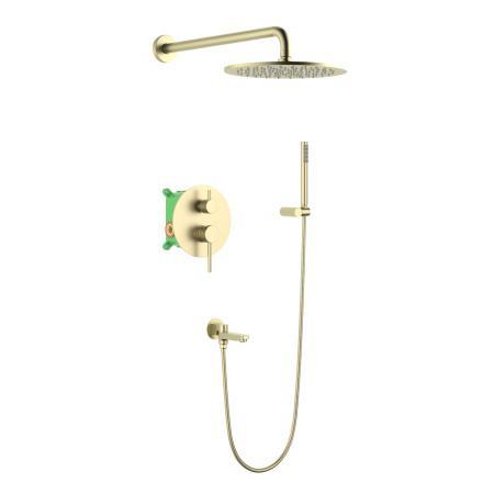 Встраиваемая душевая система TIMO Saona SX-2379/17SM, матовое золото