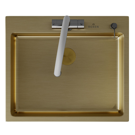Кухонная мойка Roxen Simple 60 PVD (gold)