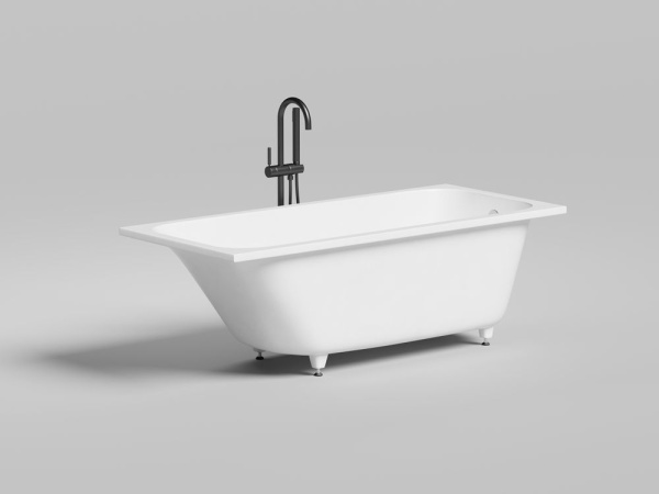 Ванна встраиваемая Salini ORLANDA 160x70, S-Sense, матовый белый 102015M