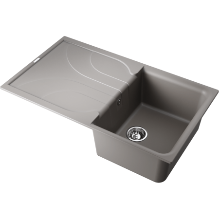 Кухонная мойка Omoikiri Yasugata 86-GR Tetogranit/leningrad grey 4993546