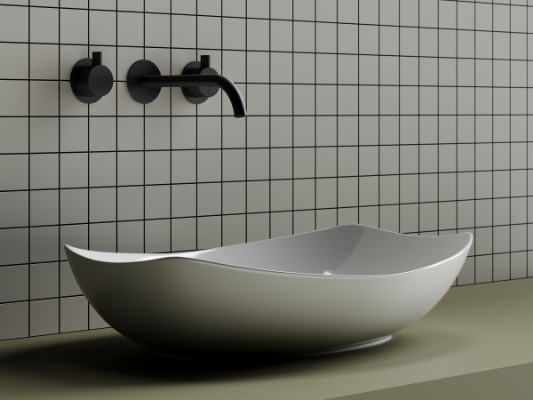 Умывальник чаша накладная овальная Ceramicanova Element 560*400*155мм, Белый, CN5016