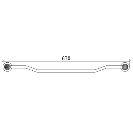 Полотенцедержатель Boheme Royal Cristal 10922-CR-B Хром