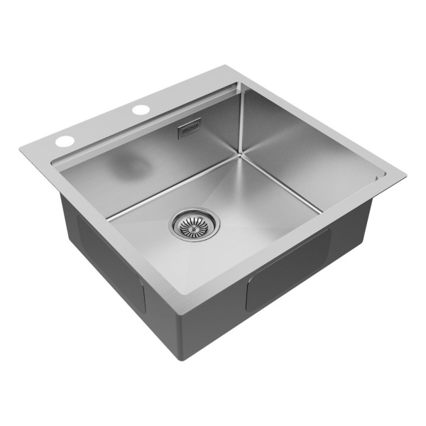 Мойка Paulmark KRONER-PRO 51 PM705151-BS 510х510х200 мм, нержавеющая сталь, нержавеющая сталь