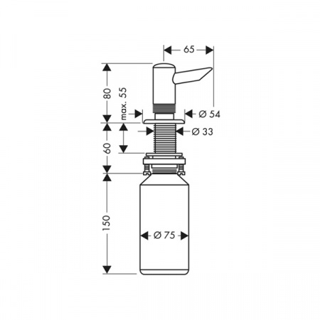 Диспенсер для жидкого мыла Hansgrohe 40418800