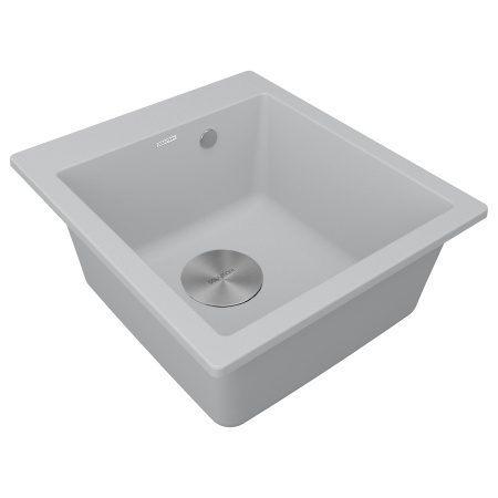 Мойка Paulmark KANTE 45 PM104651-WH 510х465х200 мм, IT-GRANIT, белый