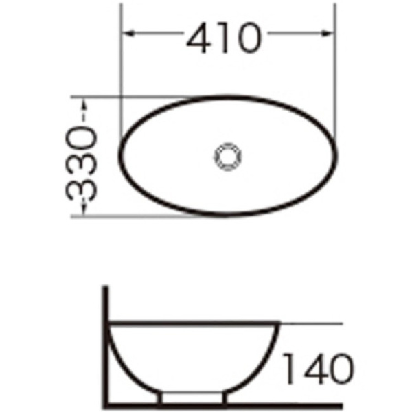 Раковина-чаша Grossman 41 GR-3018 Белая