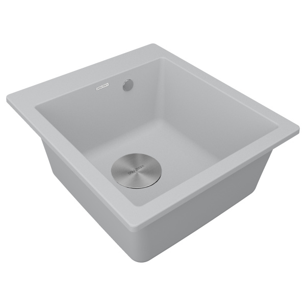 Мойка Paulmark KANTE 45 PM104651-WH 510х465х200 мм, IT-GRANIT, белый