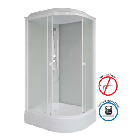 Душевая кабина Niagara Promo P120/90/26L/MT (120х90х215) 4 места