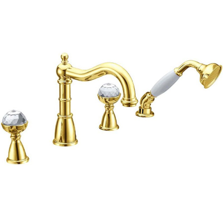 Смеситель на борт ванны Boheme Imperiale 392 Золото