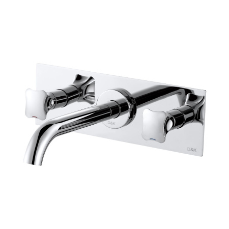Встраиваемый смеситель для раковины D&K Hessen DA1384401, хром