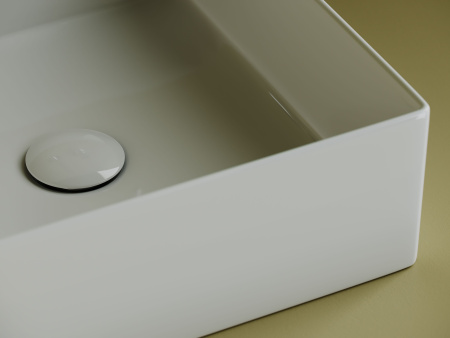 Раковина накладная квадратная Ceramicanova Element 361*361*130, белый, CN6068